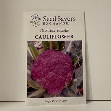 Di Sicilia Violetto Cauliflower Open Pollinated Seeds